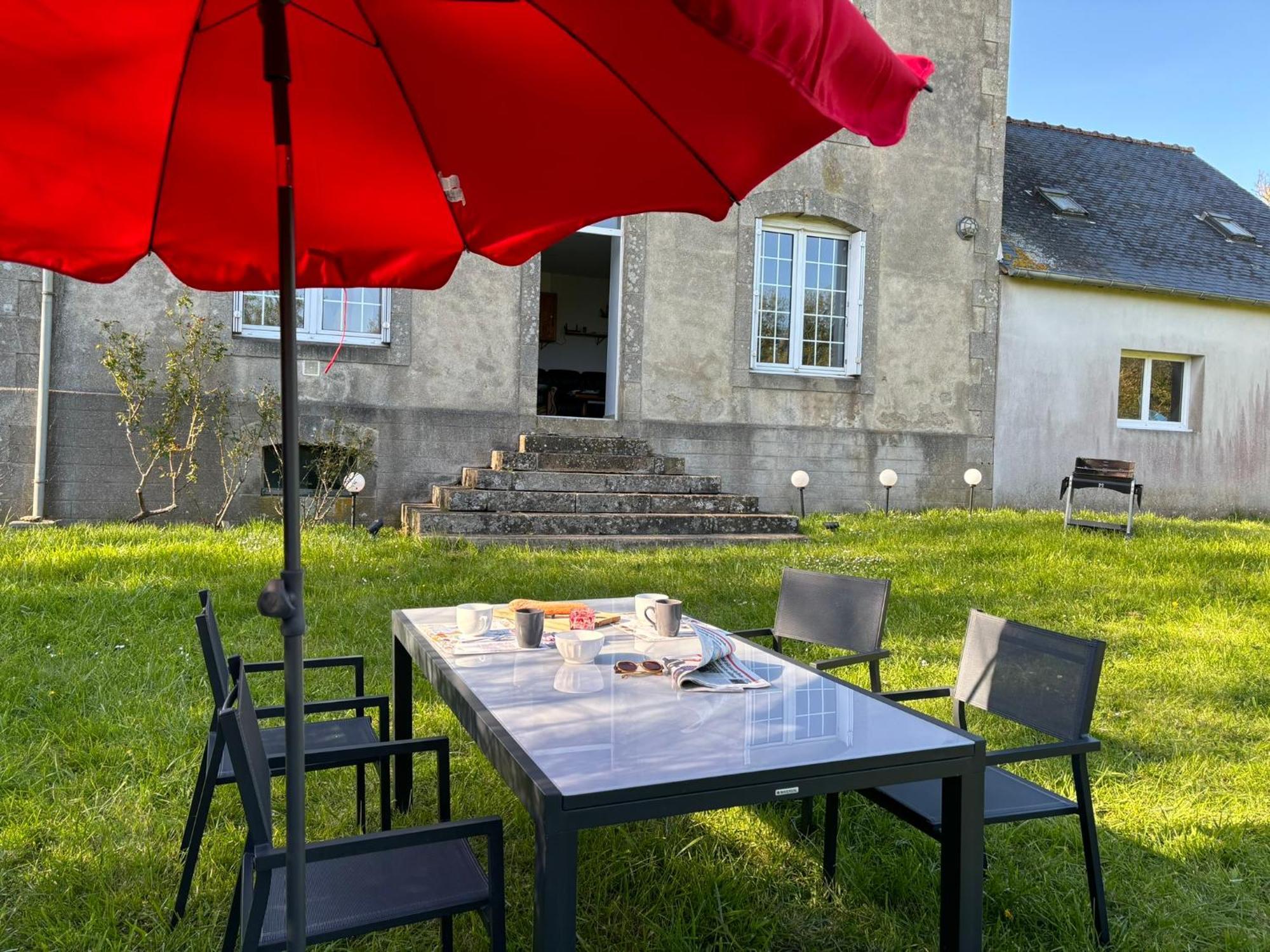 Jolie Maison De Campagne A 2Km De La Mer Plomodiern Esterno foto